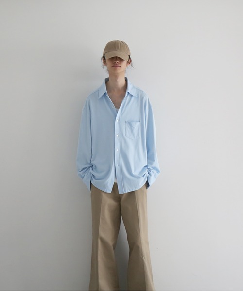 KAIKO(カイコー)の「KAIKO Tomorrow shirt(シャツ/ブラウス・メンズ・サックスブルー/オフホワイト・2/1)」の17枚目の写真