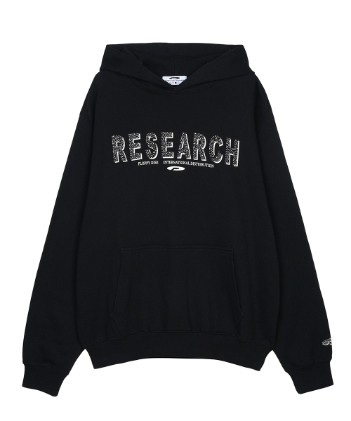 FDR(エフディーアール)の「Metal Hot Fix Logo Hoodie Black(パーカー・メンズ・その他・M/L/S)」の1枚目の写真