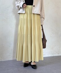 Thevon（ゼボン）の「カットプリーツティアードスカート（スカート）」