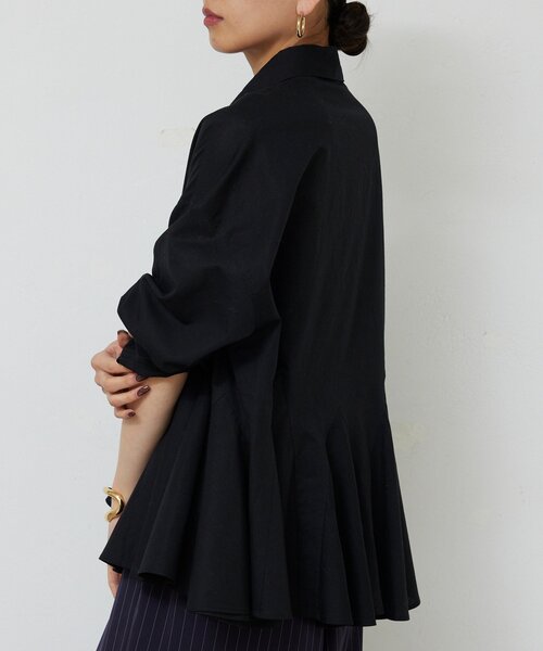 GALLARDAGALANTE(ガリャルダガランテ)の「フレアブラウス(シャツ/ブラウス・レディース・サックスブルー/ブラック/ベージュ/レッド・FREE)」の16枚目の写真