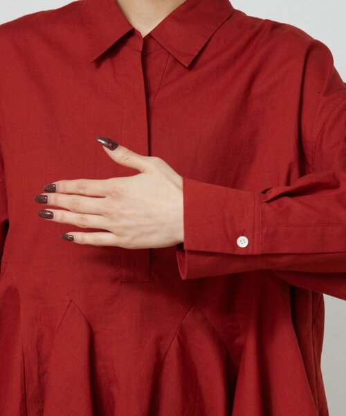 GALLARDAGALANTE(ガリャルダガランテ)の「フレアブラウス(シャツ/ブラウス・レディース・サックスブルー/ブラック/ベージュ/レッド・FREE)」の21枚目の写真