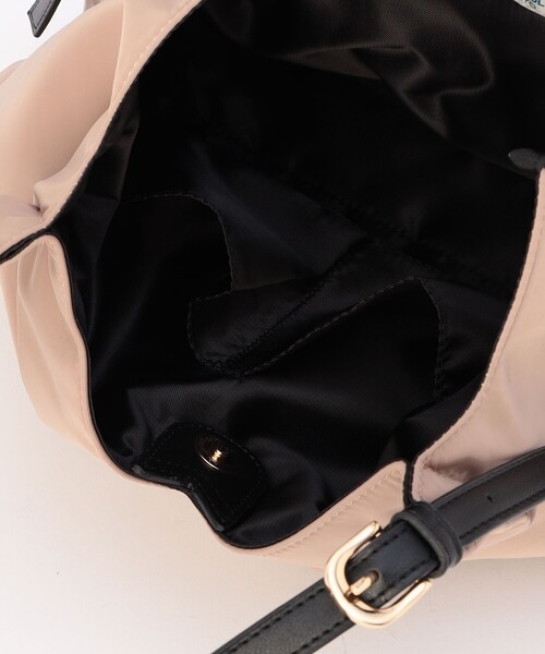 MICO COULIER（ミコクリエ）の「バックルハンドルトートバッグ（ショルダーバッグ・レディース・グレイッシュベージュ/ブラック・FREE）」の16枚目の写真