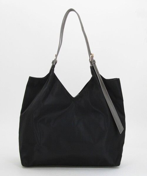 MICO COULIER（ミコクリエ）の「バックルハンドルトートバッグ（ショルダーバッグ・レディース・グレイッシュベージュ/ブラック・FREE）」の18枚目の写真