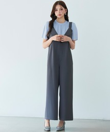 シャーリング」に該当するレディースのサロペット/オーバーオール