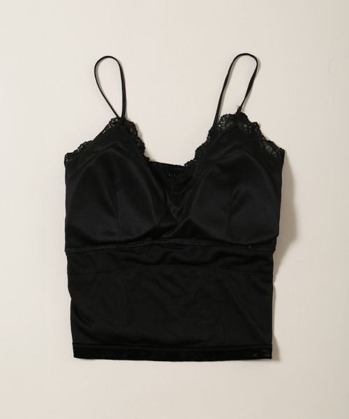 WEGO（ウィゴー）の「カップインベロアキャミソール（キャミソール・レディース・ブラック/ベージュ・FREE）」の12枚目の写真