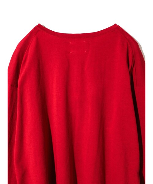 MIDIUMISOLID(ミディウミソリッド)の「MIDIUMISOLID for Ladies スキッパーワイドプルオーバー(ニット/セーター・レディース・ベージュ/レッド/ブラック・FREE)」の20枚目の写真