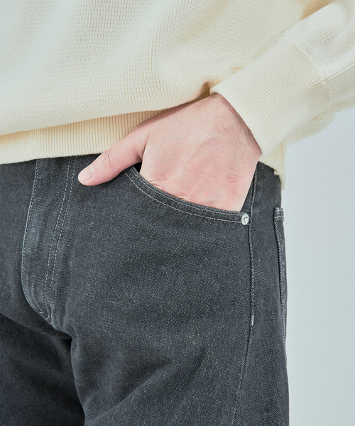 EDIFICE（エディフィス）の「COLOR DENIM CURVED 5PK パンツ（デニムパンツ・メンズ・ブラウン/ネイビー/チャコールグレー・LARGE/MEDIUM/SMALL）」の18枚目の写真