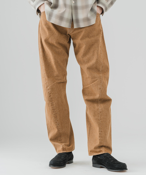 EDIFICE（エディフィス）の「COLOR DENIM CURVED 5PK パンツ（デニムパンツ・メンズ・ブラウン/ネイビー/チャコールグレー・LARGE/MEDIUM/SMALL）」の13枚目の写真