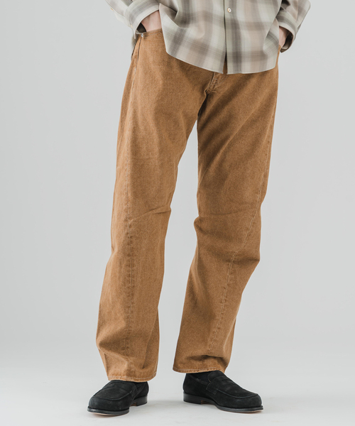 EDIFICE（エディフィス）の「COLOR DENIM CURVED 5PK パンツ（デニムパンツ・メンズ・ブラウン/ネイビー/チャコールグレー・LARGE/MEDIUM/SMALL）」の12枚目の写真