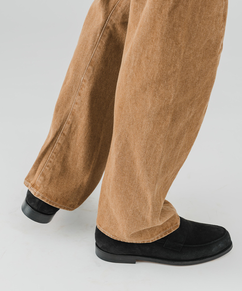 EDIFICE（エディフィス）の「COLOR DENIM CURVED 5PK パンツ（デニムパンツ・メンズ・ブラウン/ネイビー/チャコールグレー・LARGE/MEDIUM/SMALL）」の4枚目の写真