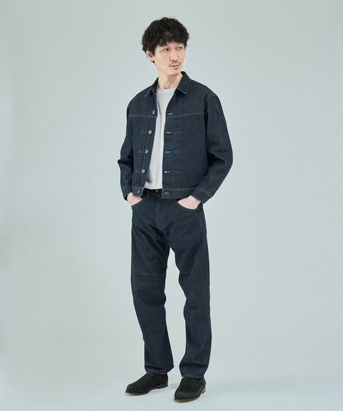 EDIFICE（エディフィス）の「COLOR DENIM CURVED 5PK パンツ（デニムパンツ・メンズ・ブラウン/ネイビー/チャコールグレー・LARGE/MEDIUM/SMALL）」の6枚目の写真