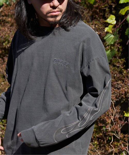 THRASHER(スラッシャー)の「THRASHER スラッシャー ピグメントロンT(Tシャツ/カットソー・メンズ・グレー/チャコール/ブラウン/ピンク・M/LL/L)」の3枚目の写真