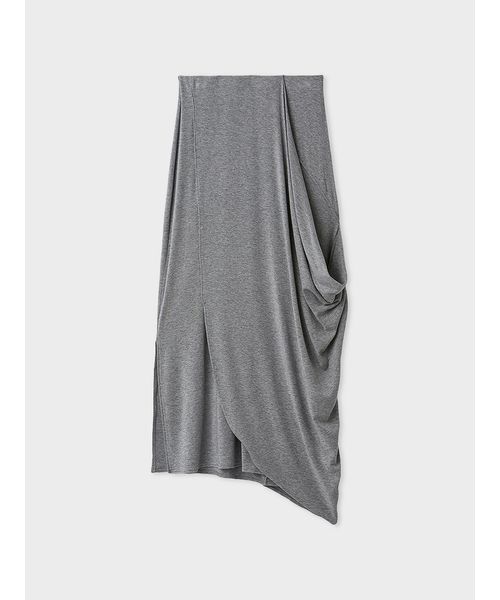 MIESROHE（ミースロエ）の「ニュアンスドレープカットスカート（スカート・レディース・ブラック/グレー/ホワイト・0/1）」の4枚目の写真