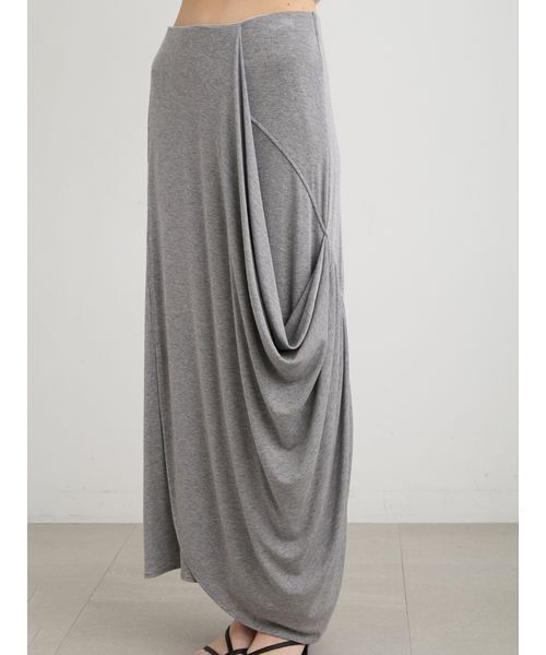 MIESROHE（ミースロエ）の「ニュアンスドレープカットスカート（スカート・レディース・ブラック/グレー/ホワイト・0/1）」の11枚目の写真