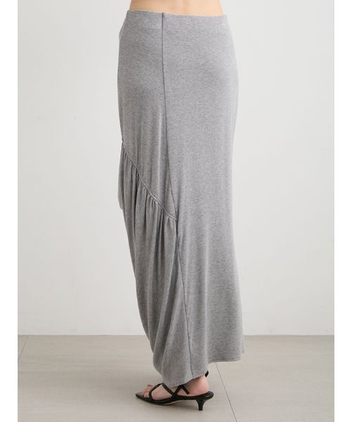 MIESROHE（ミースロエ）の「ニュアンスドレープカットスカート（スカート・レディース・ブラック/グレー/ホワイト・0/1）」の14枚目の写真