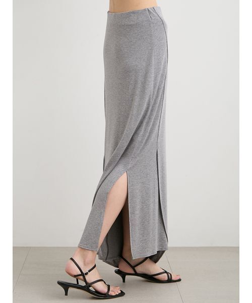 MIESROHE（ミースロエ）の「ニュアンスドレープカットスカート（スカート・レディース・ブラック/グレー/ホワイト・0/1）」の16枚目の写真