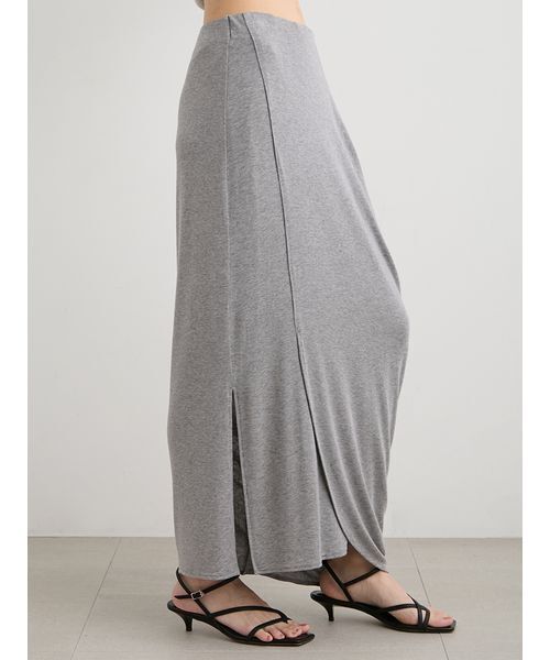 MIESROHE（ミースロエ）の「ニュアンスドレープカットスカート（スカート・レディース・ブラック/グレー/ホワイト・0/1）」の17枚目の写真