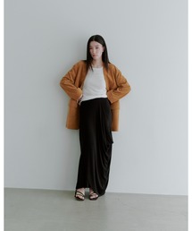 MIESROHE（ミースロエ）の「ニュアンスドレープカットスカート（スカート）」