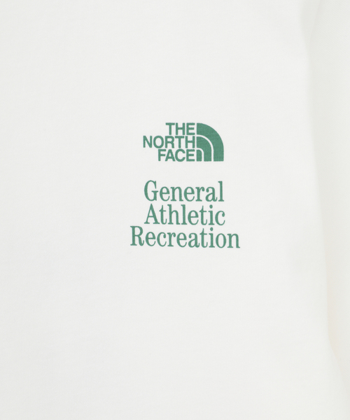 martinique（マルティニーク）の「【THE NORTH FACE/ザ・ノース・フェイス】GAR Typographic White S/S Tee（Tシャツ/カットソー・レディース・グリーン/ブラック・FREE）」の7枚目の写真