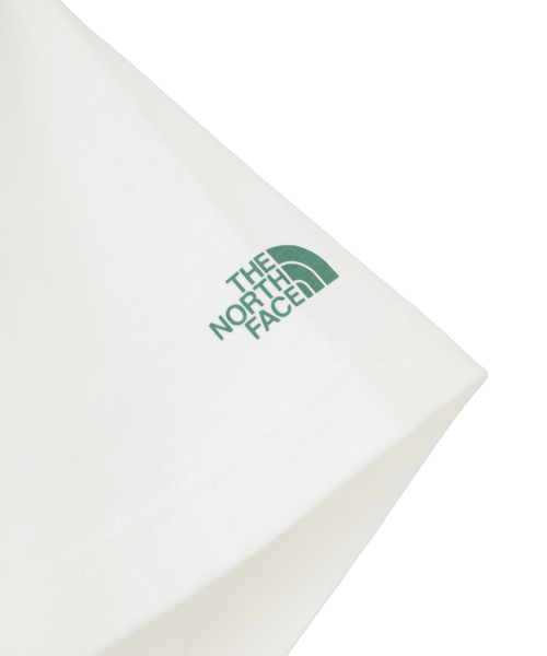 martinique（マルティニーク）の「【THE NORTH FACE/ザ・ノース・フェイス】GAR Typographic White S/S Tee（Tシャツ/カットソー・レディース・グリーン/ブラック・FREE）」の8枚目の写真