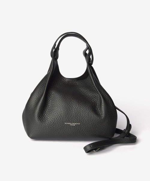 GIANNI CHIARINI / DUA M レザー 2WAY トートバッグ（ポーチ付き