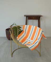 c.u.l（シーユーエル）の「カラフル ストライプ 大判  ビーチタオル バスタオル ビーチグッズ 75×150 cula1423（タオル）」