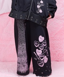 AVENCHUMU（アバンチュウム）の「Full of illustration sweat pants（スウェットパンツ）」