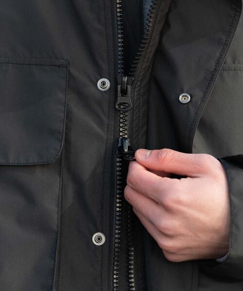 WEGO（ウィゴー）の「WEGO/【5級撥水機能】【26年春夏新作】フードシェルブルゾン（マウンテンパーカー・メンズ・ダークグレー/ブラック・MEDIUM/LARGE）」の16枚目の写真