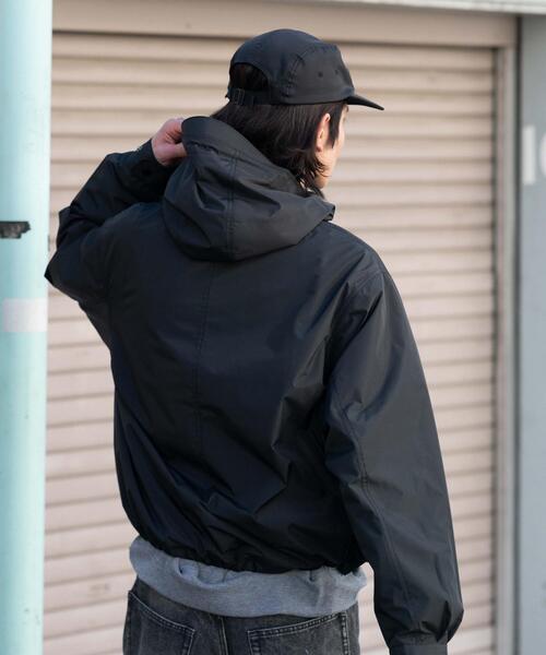 WEGO（ウィゴー）の「WEGO/【5級撥水機能】【26年春夏新作】フードシェルブルゾン（マウンテンパーカー・メンズ・ダークグレー/ブラック・MEDIUM/LARGE）」の22枚目の写真