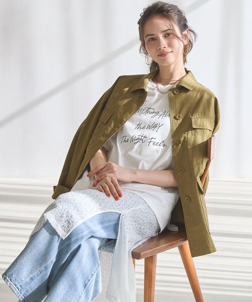 23区（ニジュウサンク）の「ワイドシルエット デニム パンツ（デニムパンツ・レディース・ライトグレー系/スカイブルー系・40/38/36）」の4枚目の写真