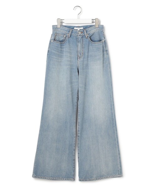 23区（ニジュウサンク）の「ワイドシルエット デニム パンツ（デニムパンツ・レディース・ライトグレー系/スカイブルー系・40/38/36）」の12枚目の写真