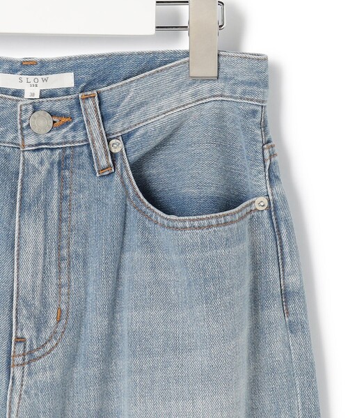 23区（ニジュウサンク）の「ワイドシルエット デニム パンツ（デニムパンツ・レディース・ライトグレー系/スカイブルー系・40/38/36）」の17枚目の写真