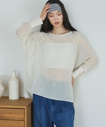 Doux archives | リネン風メッシュトップス(シャツ/ブラウス)
