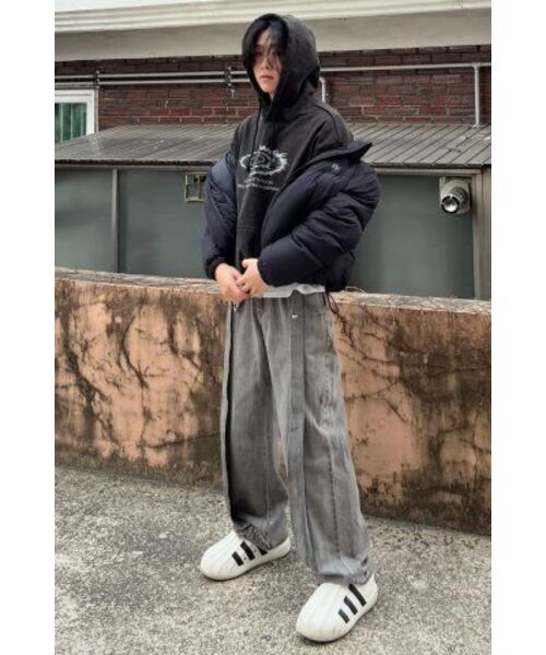 IDWS(アイドンワナセル)の「Swift Symbol Dying Hoodie Black(パーカー・レディース・その他・0/1/2)」の13枚目の写真