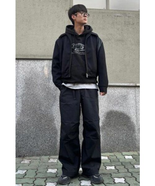 IDWS(アイドンワナセル)の「Swift Symbol Dying Hoodie Black(パーカー・レディース・その他・0/1/2)」の2枚目の写真