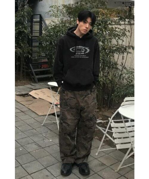 IDWS(アイドンワナセル)の「Swift Symbol Dying Hoodie Black(パーカー・レディース・その他・0/1/2)」の4枚目の写真