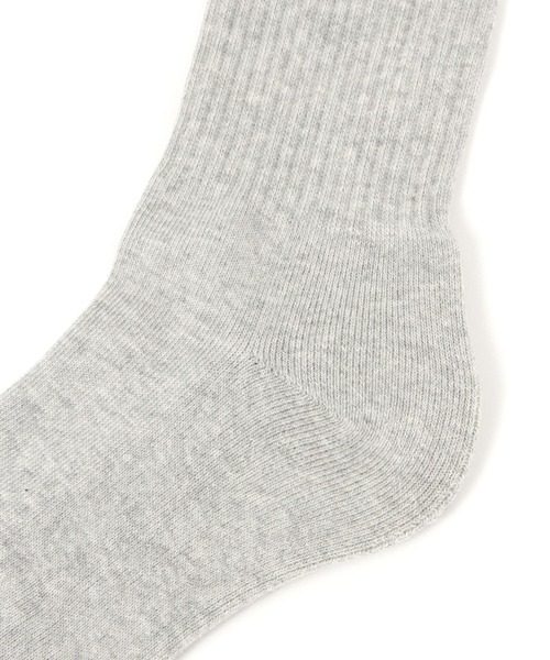 AMERICAN RAG CIE（アメリカンラグシー）の「【AMERICAN RAG CIE】 Lロゴソックス 25～27cm（ユニセックス）（ソックス/靴下・メンズ・グレー/ホワイト・FREE）」の4枚目の写真
