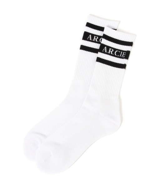 AMERICAN RAG CIE(アメリカンラグシー)の「【AMERICAN RAG CIE】 Lロゴソックス 25~27cm(ユニセックス)(ソックス/靴下・メンズ・グレー/ホワイト・FREE)」の11枚目の写真