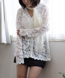 SORUTT（ソルト）の「【 SORUTT / ソルト 】 レースデザイン シアートップス #（シャツ/ブラウス）」