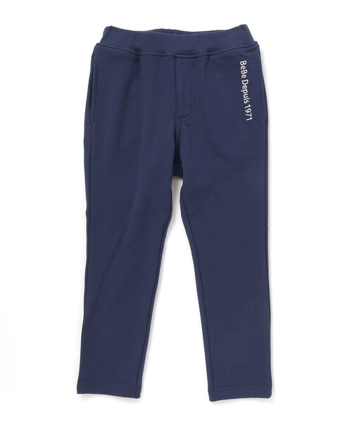 BeBe（ベベ）の「【抗菌防臭】ミラノリブポイントロゴ9分丈ロングパンツ(90~130cm)（その他パンツ・キッズ・グリーン/ネイビー/グレー・S/XS/M/L）」の14枚目の写真