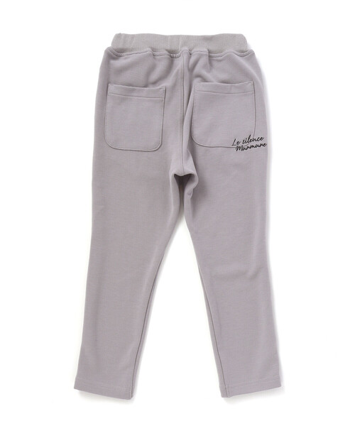 BeBe（ベベ）の「【抗菌防臭】ミラノリブポイントロゴ9分丈ロングパンツ(90~130cm)（その他パンツ・キッズ・グリーン/ネイビー/グレー・S/XS/M/L）」の17枚目の写真