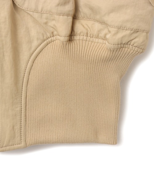 atmos pink（アトモスピンク）の「atmos pink Big Collar Bomber Jacket / アトモス ピンク ビッグ カラー ボンバー ジャケット（その他アウター・レディース・ブラック/ベージュ・FREE）」の17枚目の写真