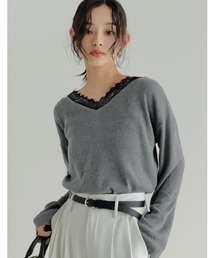 オーバーサイズ」に該当するニット/セーター（Vネック）ファッション