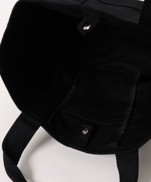 FRUIT OF THE LOOM(フルーツオブザルーム)の「EX NEW LOGO CANVAS LUNCH TOTE BAG / ワンポントロゴ キャンバスランチトートバッグ(トートバッグ・レディース・ブラック×ホワイト/オフホワイト/ブラック・FREE)」の12枚目の写真
