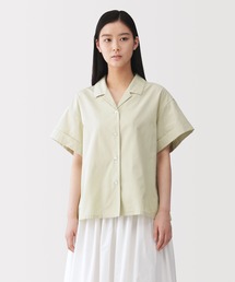 新品【L-XL】 MUJI LABO 綿ポプリン 半袖シャツ ムジラボ MUJI Labo｜ムジラボのシャツ/ブラウス（半袖）通販 - ZOZOTOWN