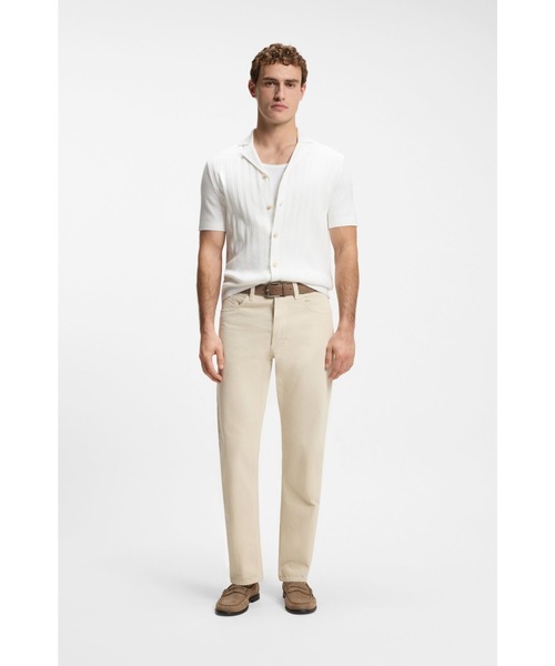 BOSS(ボス)の「BOSS Selected by Shohei Ohtani シャツ ストラクチャードコットン(シャツ/ブラウス・メンズ・ホワイト・S/M/L/XL)」の4枚目の写真