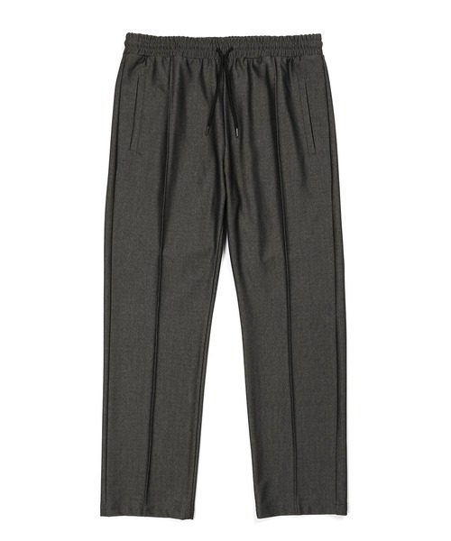 The DUFFER of ST.GEORGE（ザダファーオブセントジョージ）の「【WEB限定アイテム】SET UP JERSEY CENTER CREASE TROUSERS：セットアップ対応 センタークリース ジャージスラックス（スラックス・メンズ・ブラック/グレー・X-LARGE/LARGE/MEDIUM/SMALL）」の10枚目の写真