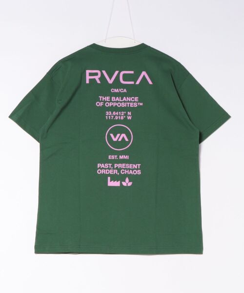 RVCA(ルーカ)の「RVCA/ルーカ 半袖 Tシャツ レディース SOUVENIR LOOSE FIT ST BG043214(Tシャツ/カットソー・レディース・ブラック/ローズ/グリーン/ホワイト・M/S/L)」の5枚目の写真