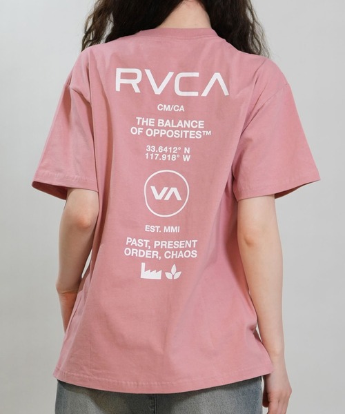 RVCA(ルーカ)の「RVCA/ルーカ 半袖 Tシャツ レディース SOUVENIR LOOSE FIT ST BG043214(Tシャツ/カットソー・レディース・ブラック/ローズ/グリーン/ホワイト・M/S/L)」の4枚目の写真
