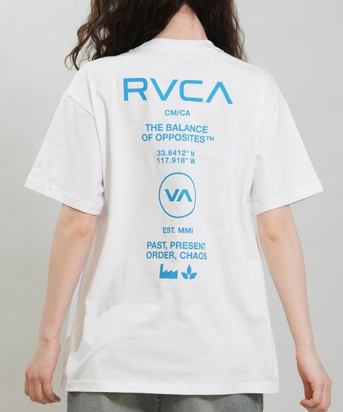 RVCA(ルーカ)の「RVCA/ルーカ 半袖 Tシャツ レディース SOUVENIR LOOSE FIT ST BG043214(Tシャツ/カットソー・レディース・ブラック/ローズ/グリーン/ホワイト・M/S/L)」の2枚目の写真